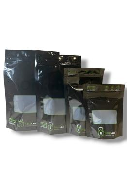 Original Grove Bags TerpLoc Beutel mit Sichtfenster 4er Set